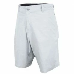 Aftco Apparel Clothing & Gifts Aftco Light Gray 365 Hybrid Chino Shorts