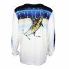 Aftco Apparel Aftco White Marlin Skin L/S Proformance Shirt Clothing & Gifts