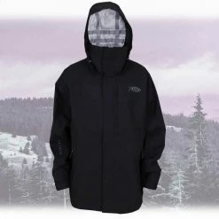 Aftco Apparel Aftco Black Barricade Rain Jacket Clothing & Gifts