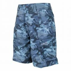 Aftco Apparel Aftco Blue Camo Tacical Fishing Shorts Clothing & Gifts