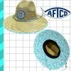 Aftco Apparel Aftco Illuminated Straw Hat Slate Blue Clothing & Gifts