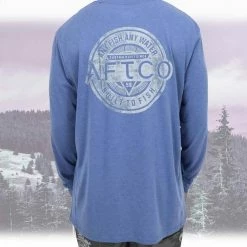 Aftco Apparel Clothing & Gifts Aftco Rogue Moonlight Heather L/S Performance Shirt