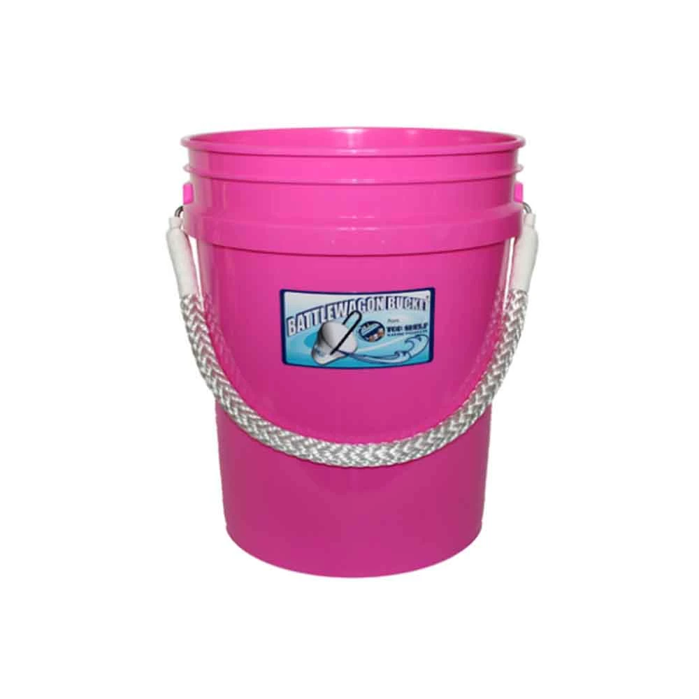 Top Shelf Marine Marine, Boating & Outdoor Battlewagon Bucket 5 Gallon With Rope Handle