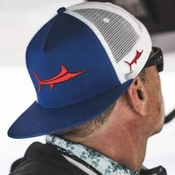 Billfish Gear Origins Trucker Hat Royal Blue