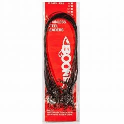 Boone Bait Co 24In Coated Wire Leaders 10Pk