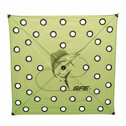 SFE 40-Regular Hole Tournament Fishing Kite Green