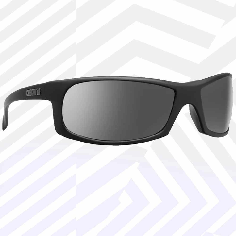 Capt. Harry's Fishing Supply Calcutta Jekyll Matte Black Frame Gray Lens Sunglasses Clothing & Gifts