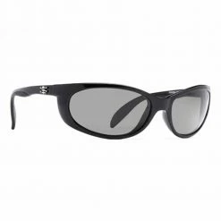 Capt. Harry's Fishing Supply Clothing & Gifts Calcutta Smoker Shiny Black Frame Grey Lens Sunglasses