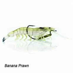 Lures Chase Baits 3.7IN Flick Prawn Shrimp Soft Bait