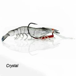 Lures Chase Baits 3.7IN Flick Prawn Shrimp Soft Bait