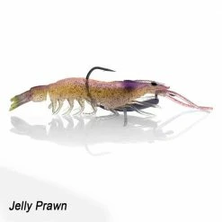 Lures Chase Baits 3.7IN Flick Prawn Shrimp Soft Bait