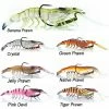 Lures Chase Baits 3.7IN Flick Prawn Shrimp Soft Bait