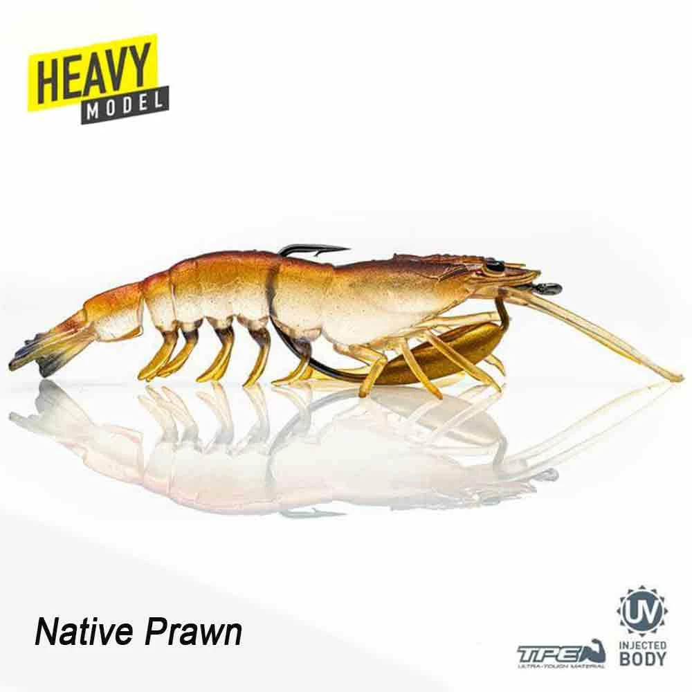 Chase Baits 3.7IN Flick Prawn Heavy Shrimp Soft Bait