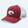 Costa Del Mar Men's Core Performance Trucker Hat Maroon
