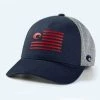 Capt. Harry's Fishing Supply Costa Pride Logo Trucker Navy Hat Clothing & Gifts