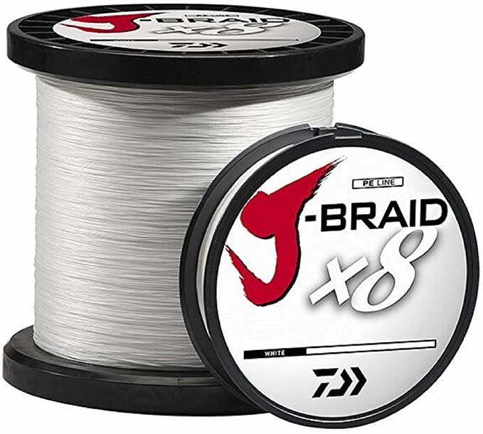 Fishing Line Daiwa J-Braid X8 3300YDS White Braided Line