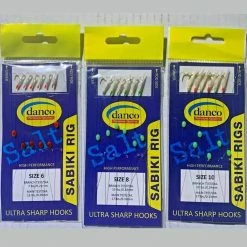 Danco Sports Danco Red Monofilament Sabiki Rig Monofilament Bait Rigs