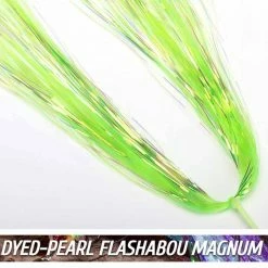 Capt. Harry's Fishing Supply Hedron Dyed Pearl Flashabou Magnum