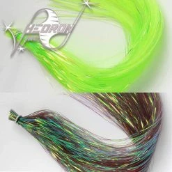 Capt. Harry's Fishing Supply Hedron Dyed Pearl Flashabou