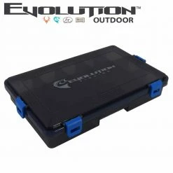 Evolution Outdoor 3600 4-Latch Blue Waterproof Tackle Tray Fishing Accessories