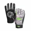 Fish Monkey Grey Water Camo Free Style Custom Fit Gloves FM22 Fishing Gloves