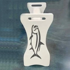 Capt. Harry's Fishing Supply White Free Standing Rod Rack 24 Rods