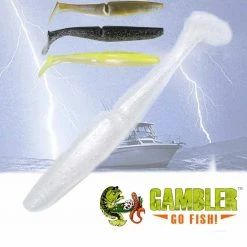 Gambler Lures Soft Plastic Baits Gambler 8" GZ Swimbait 2pk Lure