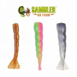 Gambler Lures Gambler 4" Jaw Breaker Shrimp 5pk Lure