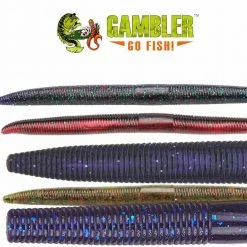 Gambler Lures Freshwater Gambler 5" Ace Stick Worm 8pk Lure