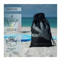 Marine, Boating & Outdoor Gecko Waterproof Drawstring Backpack