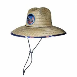 Hook & Tackle Sails & Stripes Lifeguard Premium Straw Fishing Hat Clothing & Gifts