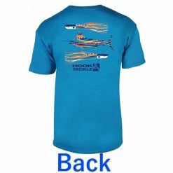Hook & Tackle Marlin Lures Aqua S/S T-Shirt Clothing & Gifts
