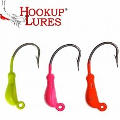 Hook-Up Lures Hookup Lures Light Tackle Series Jig Heads 3pk