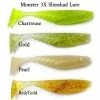 Monster3X Monster 3X Slimshad 3 3/4In 5Pk Swim Bait Lure Lures