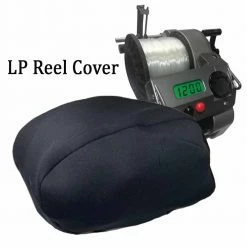 Capt. Harry's Fishing Supply Black Neoprene Reel Cover For LP Electric Reels