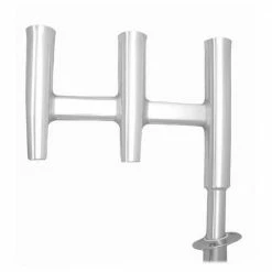 Tigress Offset Triple Aluminum Rod Holder