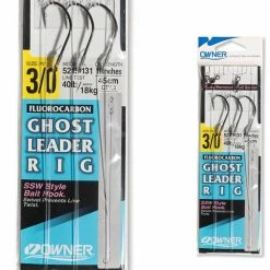 Owner 5215 Ghost Leader Eyeless SSW Hooks Terminal Tackle