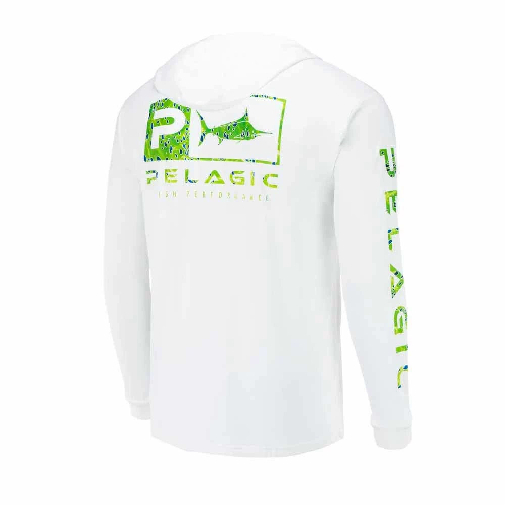 Clothing & Gifts Pelagic Green Aquatek Hoodie Dorado L/S Performance Shirt