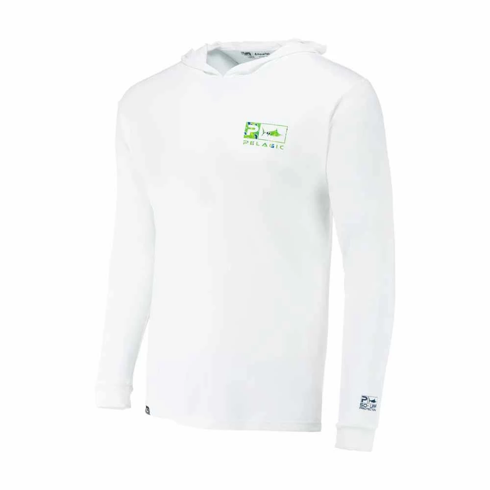 Clothing & Gifts Pelagic Green Aquatek Hoodie Dorado L/S Performance Shirt