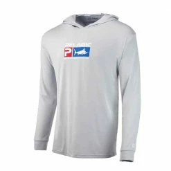 Pelagic Light Grey Aquatek Icon L/S Hoody