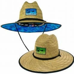 Clothing & Gifts Pelagic Baja Fish Camo Straw Sun Hat
