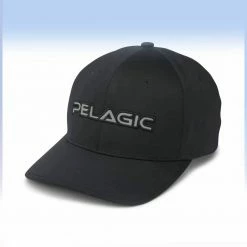 Pelagic Black Delta Flexfit Icon Hat