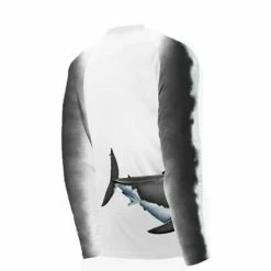 Capt. Harry's Products Adult L/S Great White Wrap Around Performance Shirts