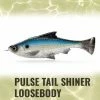 Savage Gear Loose Body Pulse Tail Shiner Lure 5in Lures