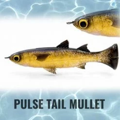 Savage Gear Pulse Tail Mullet Lure 5in Lures