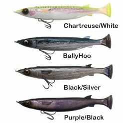 Savage Gear 6IN Pulsetail Ballyhoo Line Thru Lure Soft Plastic Baits