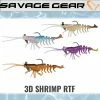 Lures Savage Gear 3D Shrimp RTF 3.5IN 2Pk Lure