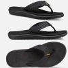 Teva Womens Voya Flip Sandal Bar Street Black