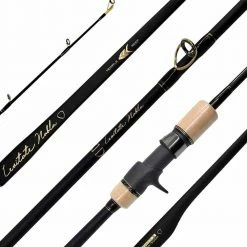 Temple Reef Levitate Nabla 6Ft 8In Black 2Pc Slow Pitch Jigging Rod
