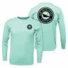 The Qualified Captain Seafoam Performance Crew Shirt